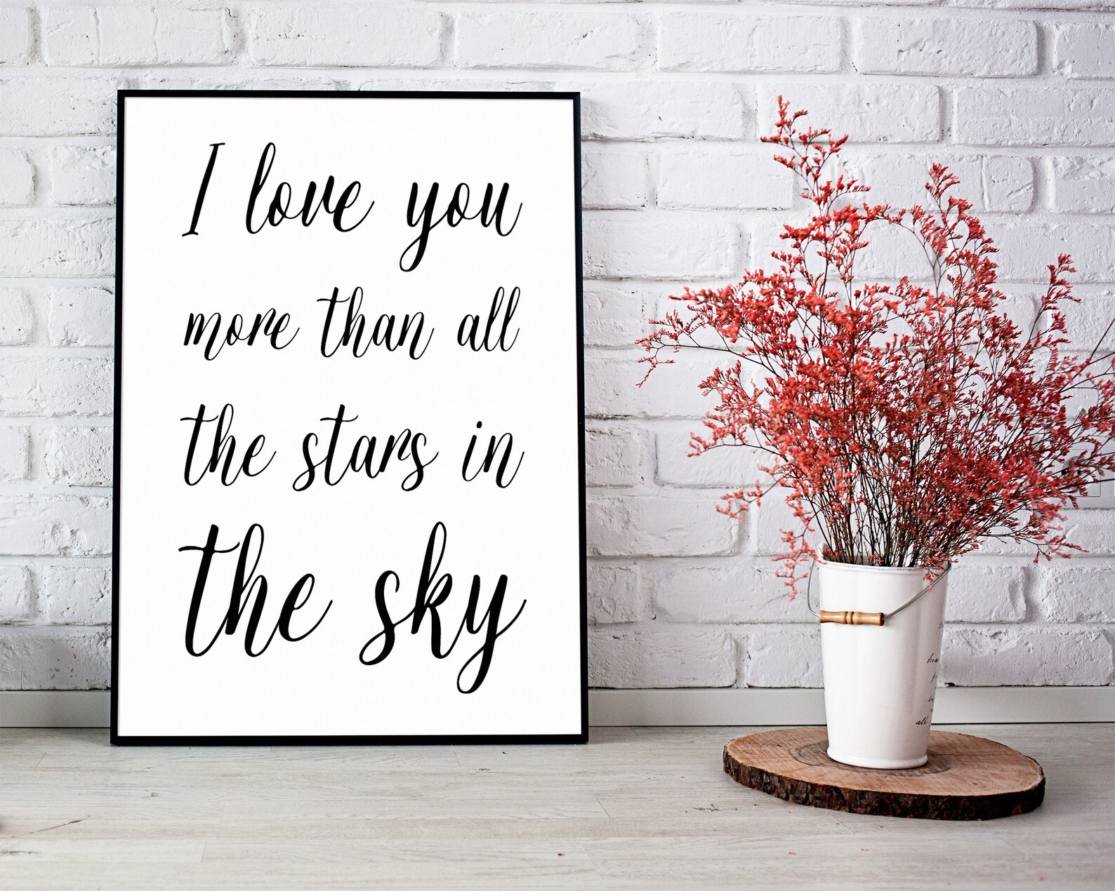 I Love You More Than All The Stars In The Sky Anniversary | Etsy