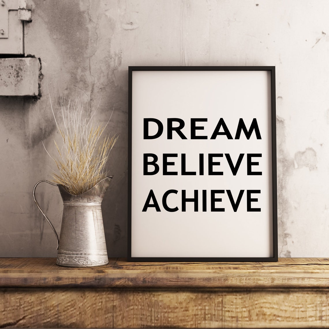 Inspirational Quotes for Office Desk Accessories Dream Etsy
