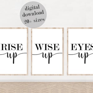 Rise Up Wise Up Eyes Up, Set of 3 Prints Inspired by Musical Hamilton, Alexander Hamilton Broadway, Hamilton Movie, PRINTABLE Wall Art