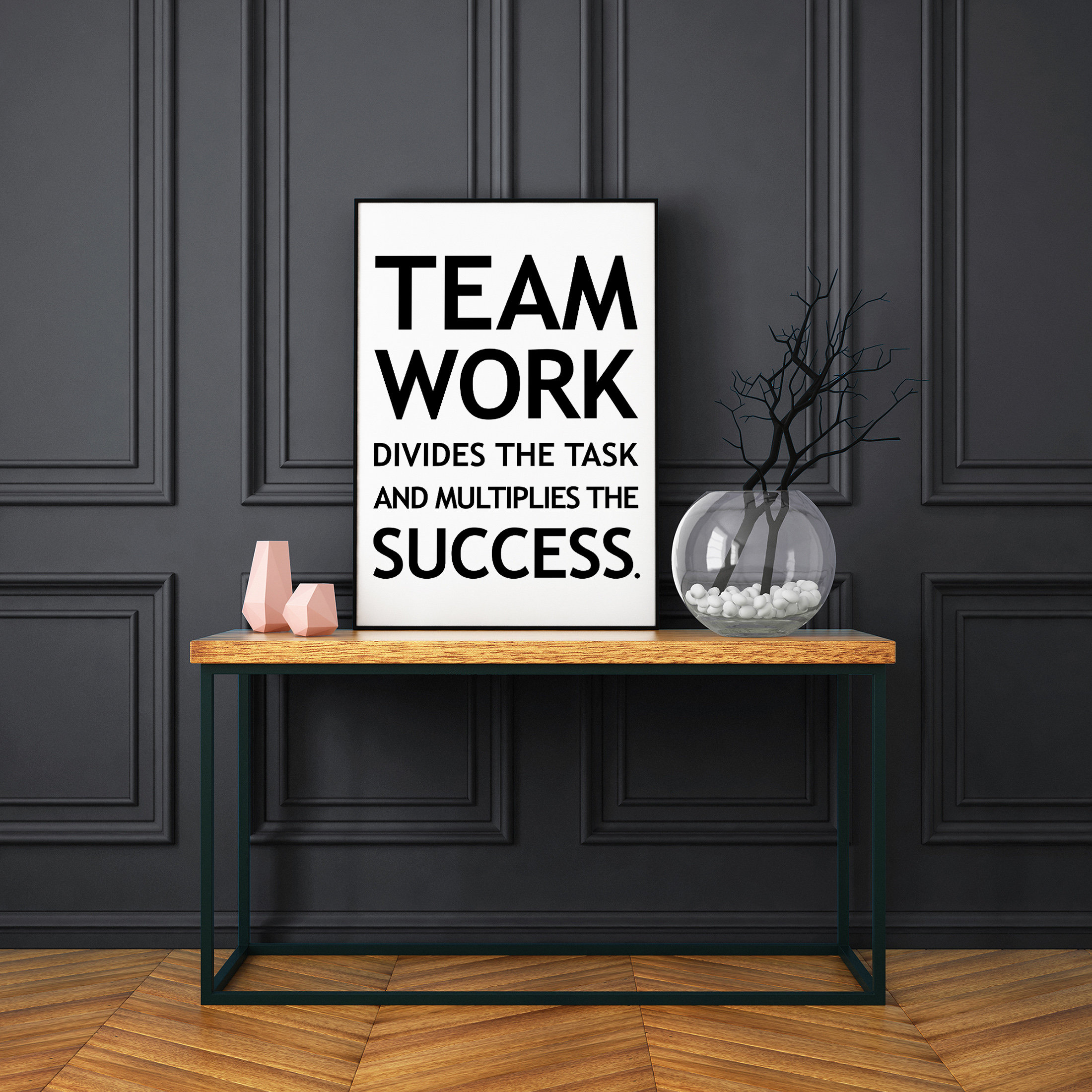 Teamwork Quotes For Office Success Quotes Office Wall Decor Etsy