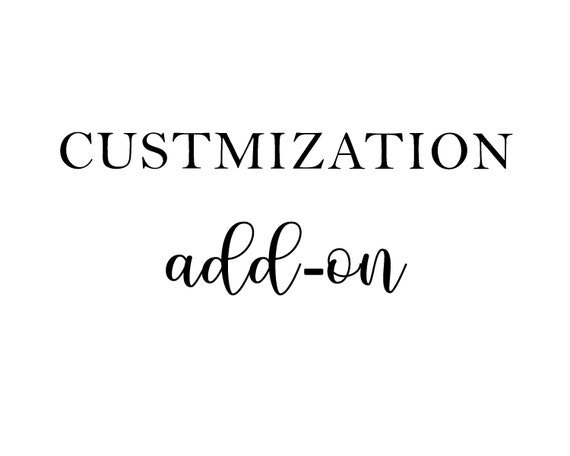 Pen & Ink Fine Art Text Change Customization Custom Additional Text ...