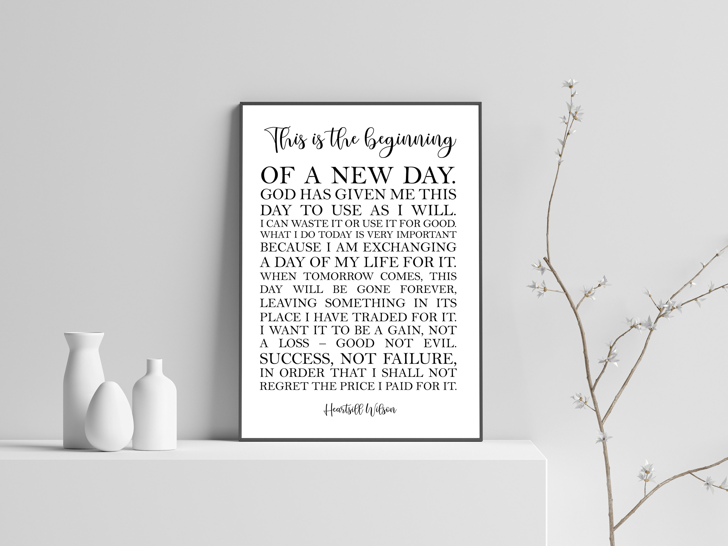 This is the Beginning of A New Day God Has Given Me This Day Etsy