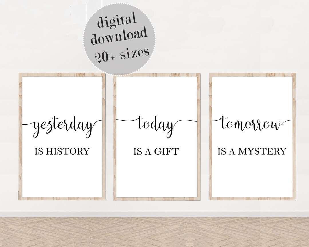 Inspirational Wall Art Prints Set of 3 (digital Download) - Etsy