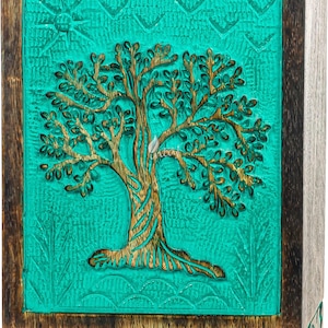 Wooden Cremation Urns for Human Ashes - Tree of Life Wooden Carved Box - Memorial Keepsake Urn - Urn for Mom and Dad by INTAJ