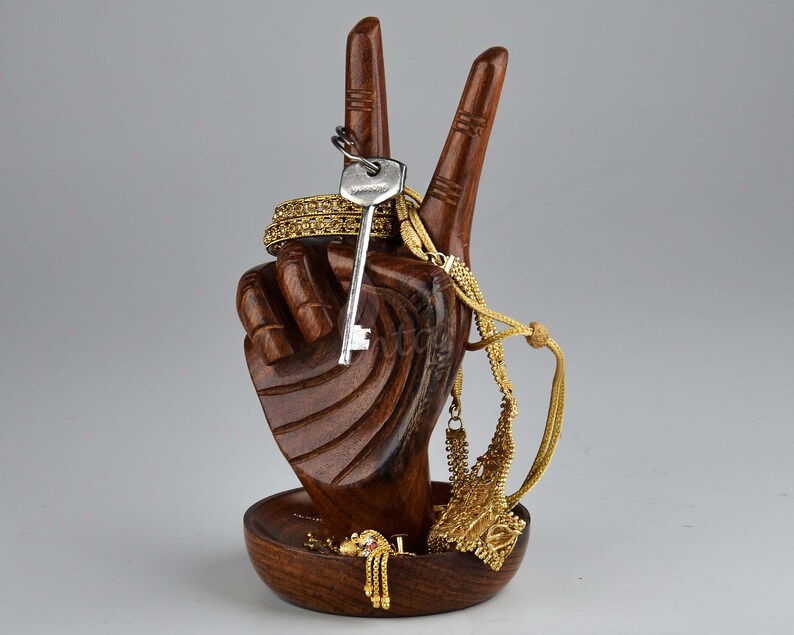 Handcrafted Wooden Jewelry and Ring Holder A Perfect Wood Etsy