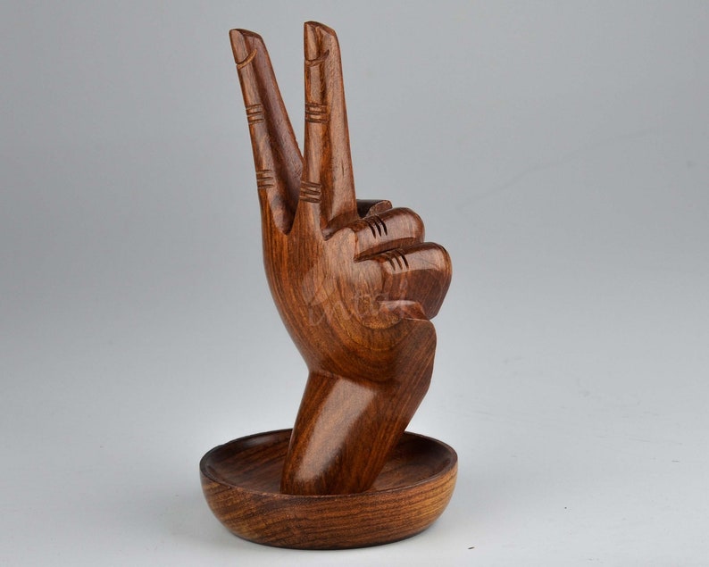Handcrafted Wooden Jewelry and Ring Holder A Perfect Wood Etsy