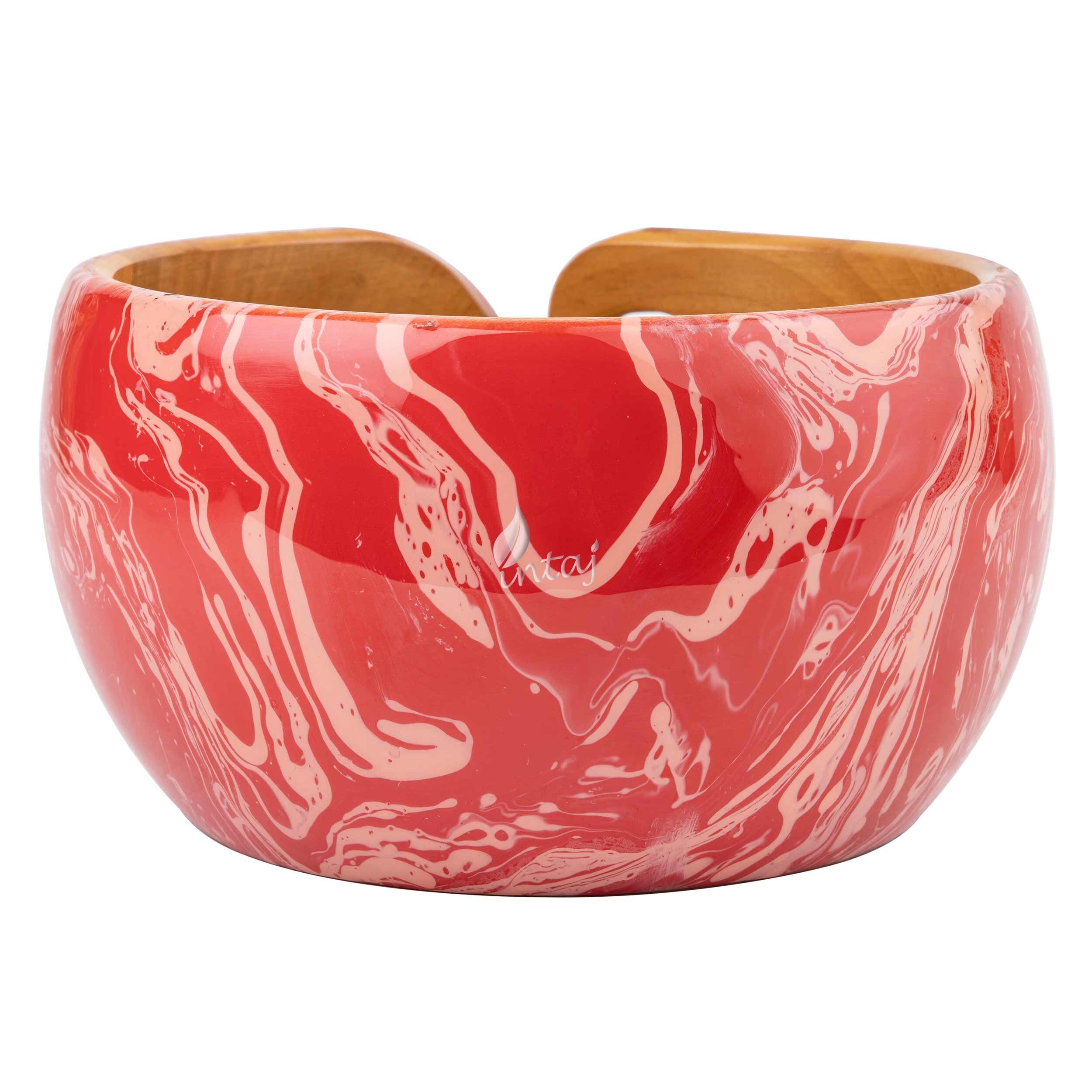 Handmade Yarn Bowl Wood Rosewood Yarn Bowl for Knitting & Etsy