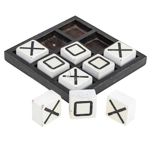 Tic Tac Toe Tabletop Game Set - XOX game for kids, Tic Tac Toe game for kids, handcrafted wooden Tic Tac Toe, coffee table game, Crossnought
