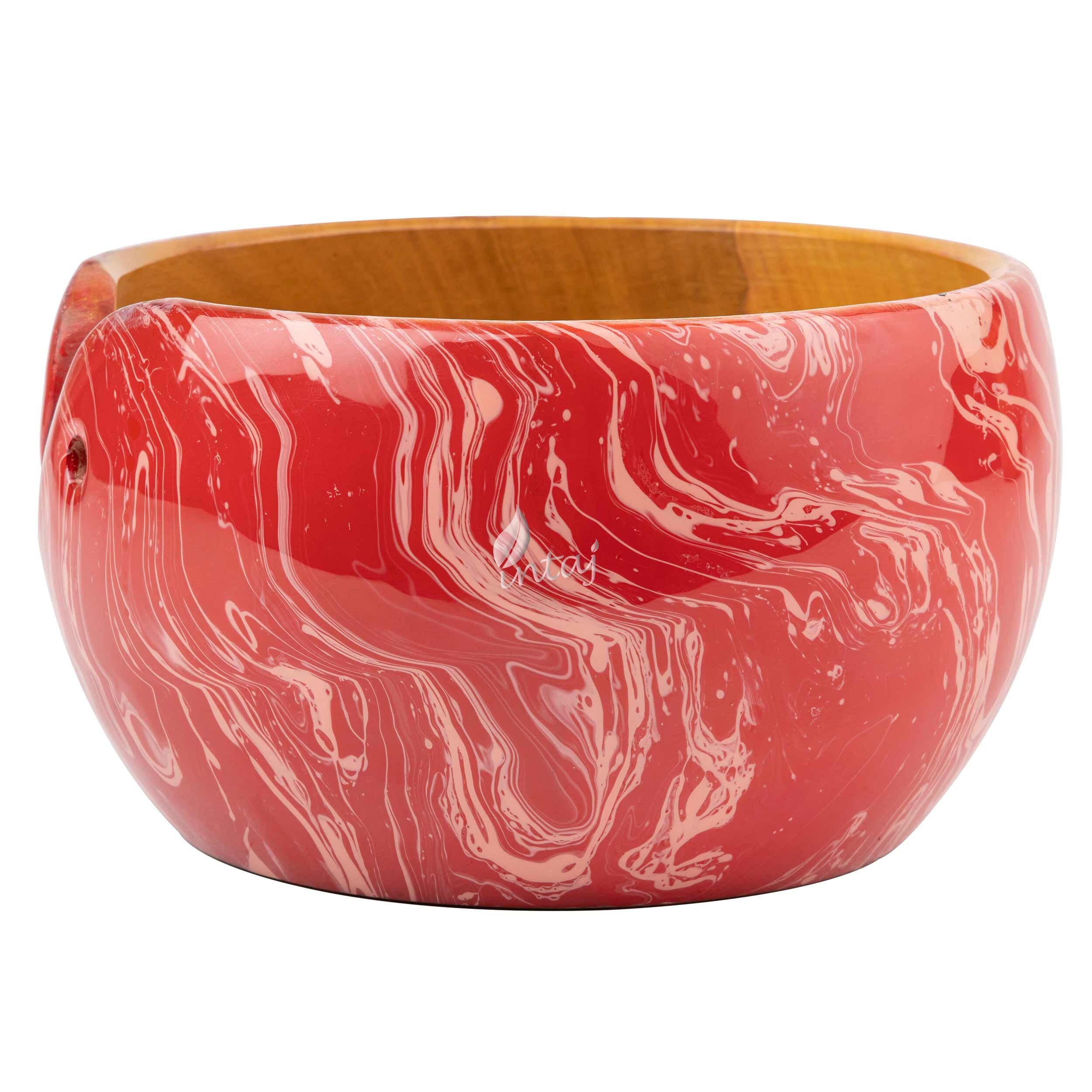 Handmade Yarn Bowl Wood Rosewood Yarn Bowl for Knitting & Etsy