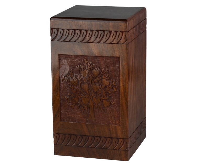 Handcrafted Wooden Urns for Ashes Tree of Life Rosewood Urn Etsy