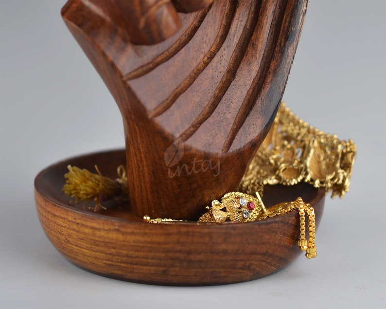 Handcrafted Wooden Jewelry and Ring Holder A Perfect Wood Etsy