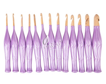 Handmade Wooden Crochet Hooks and Crochet Holder Crochet Hooks Organizer Crafts Organizer Sewing Supplies Storage Various Sizes hooks