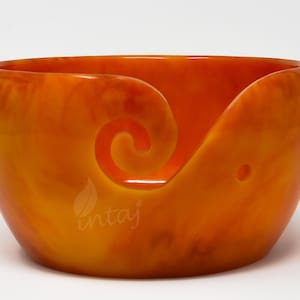 Handmade Yarn Storage Bowl for Knitting & Crocheting | Yarn Storage Bowl for Yarn Winder, Crochet Hook Accessories | Yarn Bowl