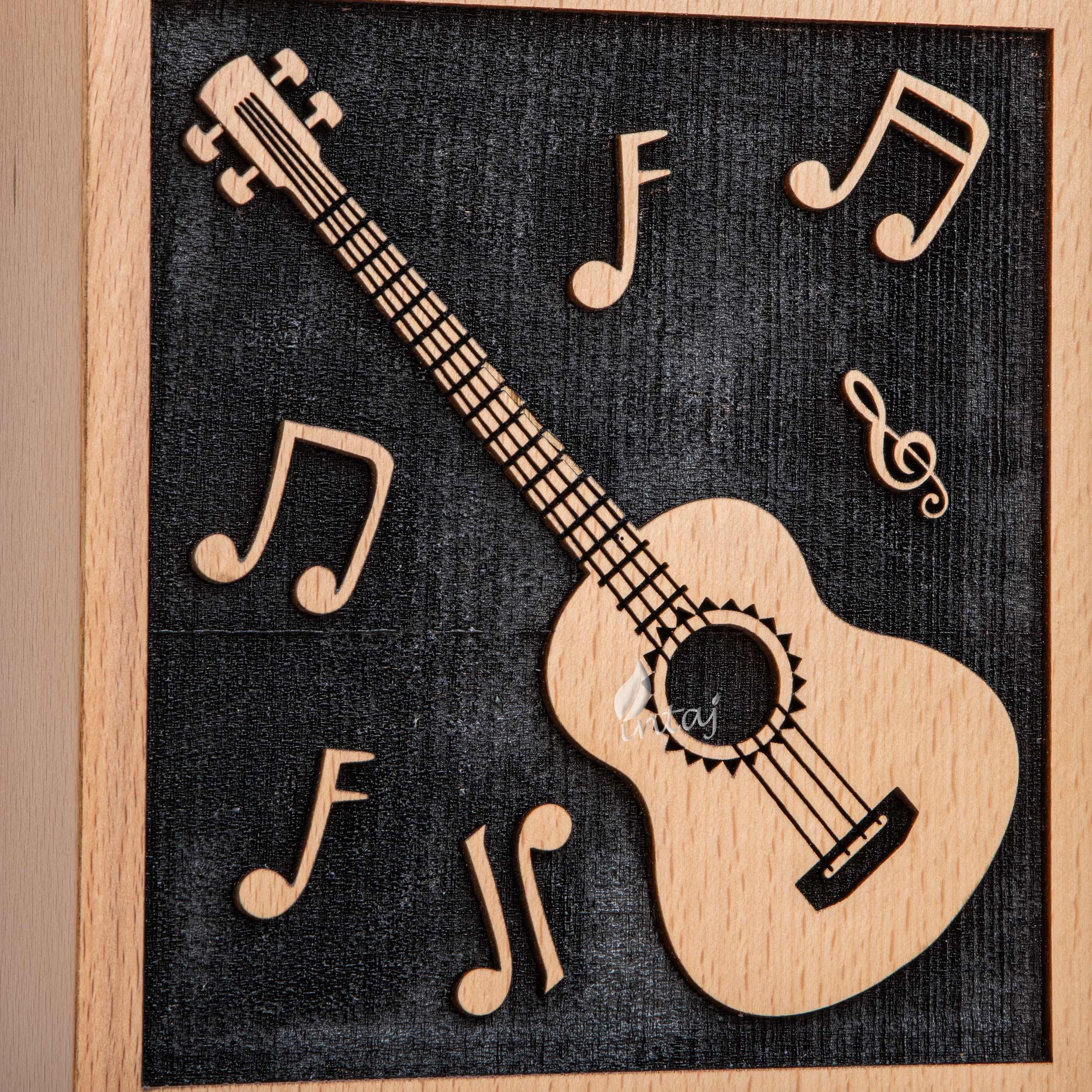 Handcrafted Cremation Urn for Human Ashes Beech Wood Guitar Etsy