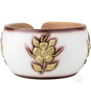 Handmade Rosewood Yarn Bowl: Knitting & Crochet Storage