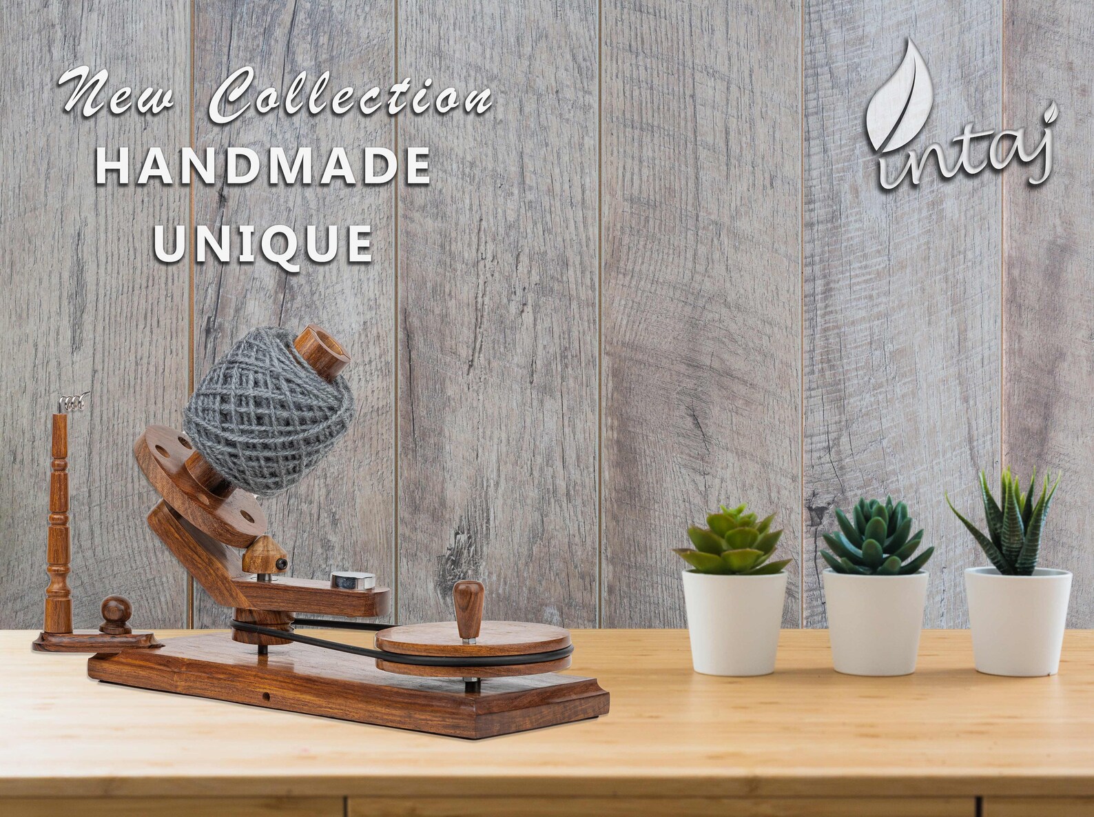 Rosewood Yarn Winder Large Wooden Yarn Winder for Knitting Etsy