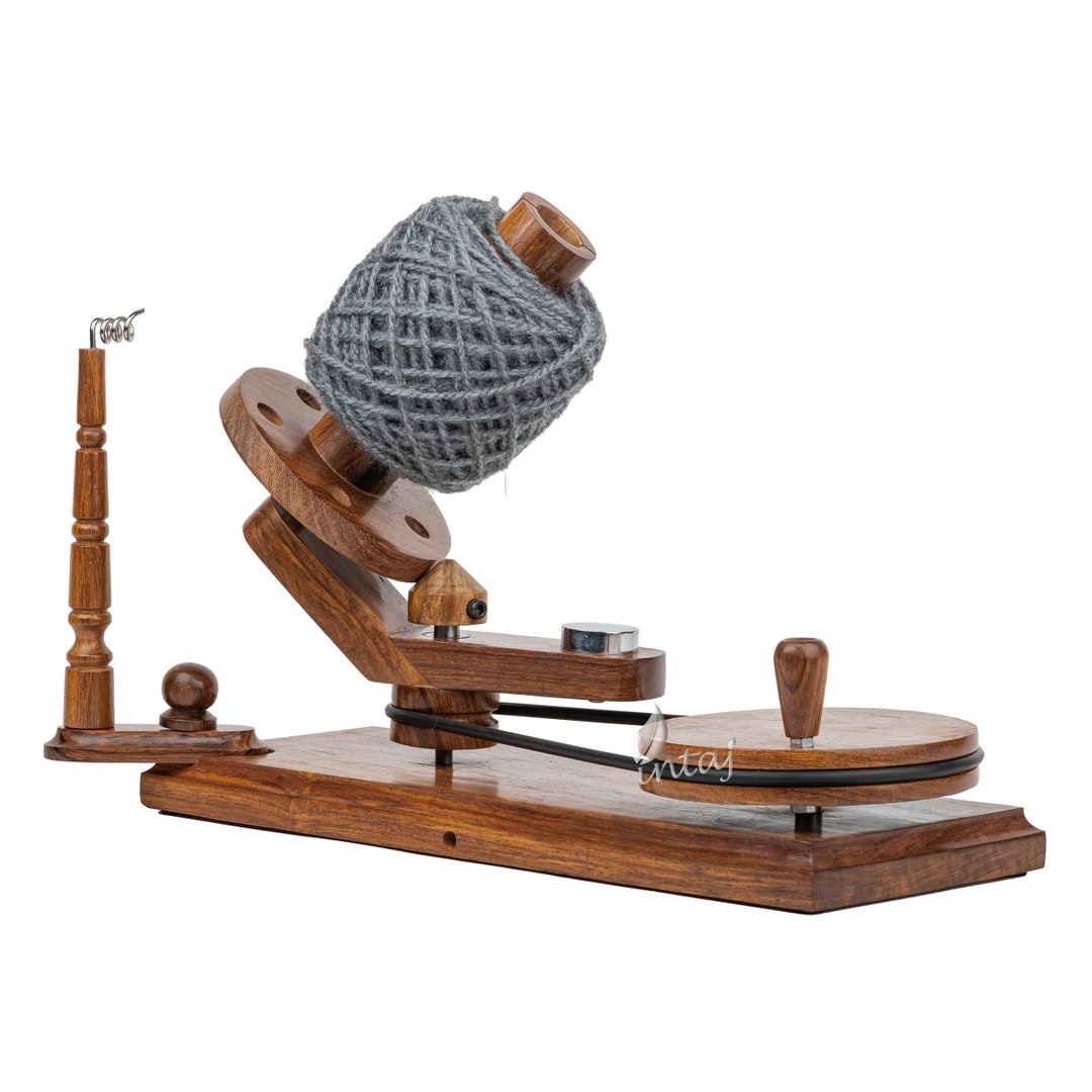 Beechwood Heart wooden Yarn Ball Winder-handcrafted Large Yarn Winder for  Knitting&crocheting-hand Operated Heavy Duty Natural Ball Winder 