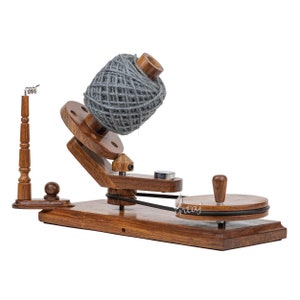 Rosewood Yarn Winder Large Wooden Yarn Winder for Knitting Crocheting Heavy Duty Natural Ball Winder - Perfect Christmas Gift for Mom