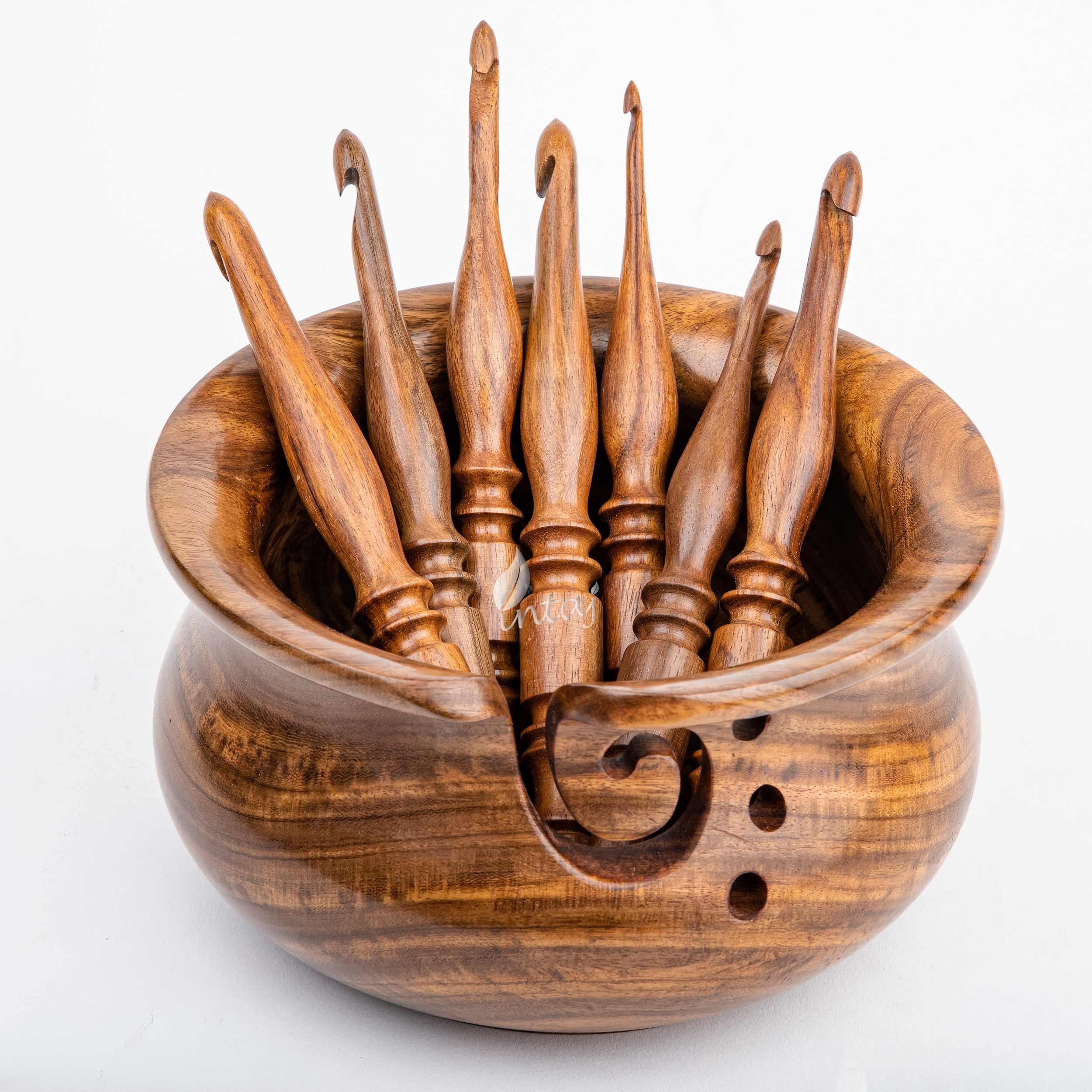 Hand gedreht ergonomische custom häkeln Haken aus Rose-Holz | Etsy