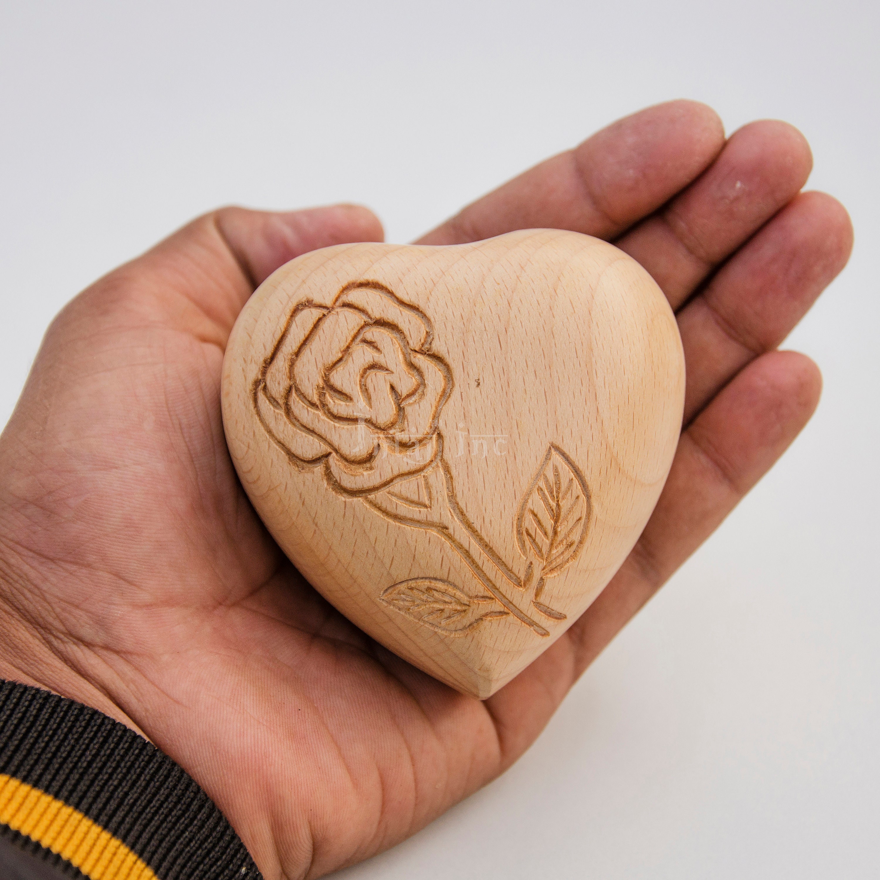 Handmade Wooden Keepsake Urn for Human Ashes Rose Carved Etsy