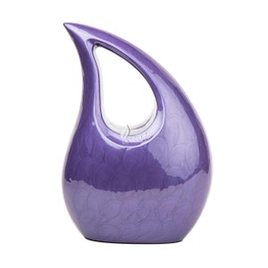 Handcrafted TearDrop Cremation Urn: Keepsake Urn for Ashes