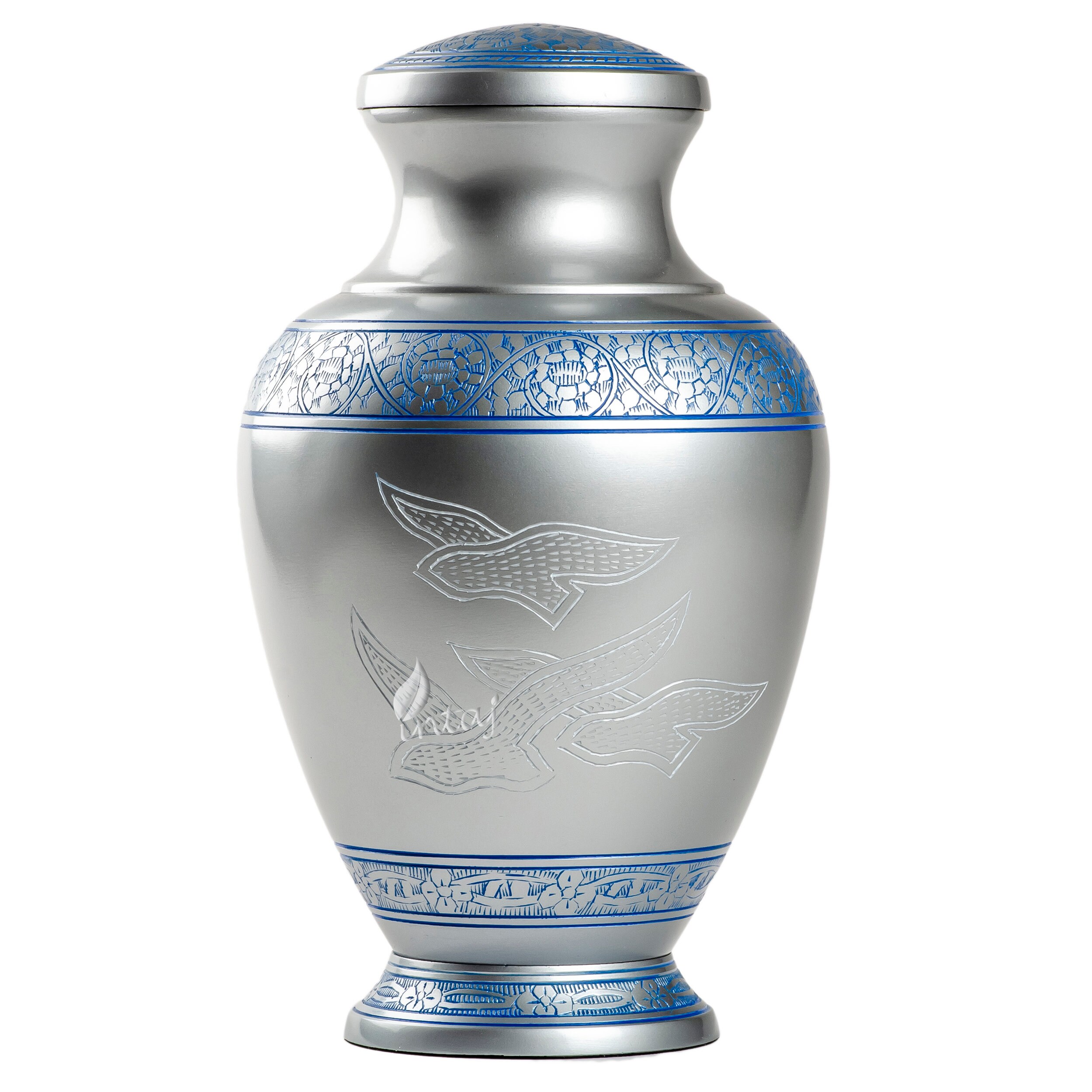 Handmade Urns for Ashes Arcadia Blue Cremation Urn for Human Etsy