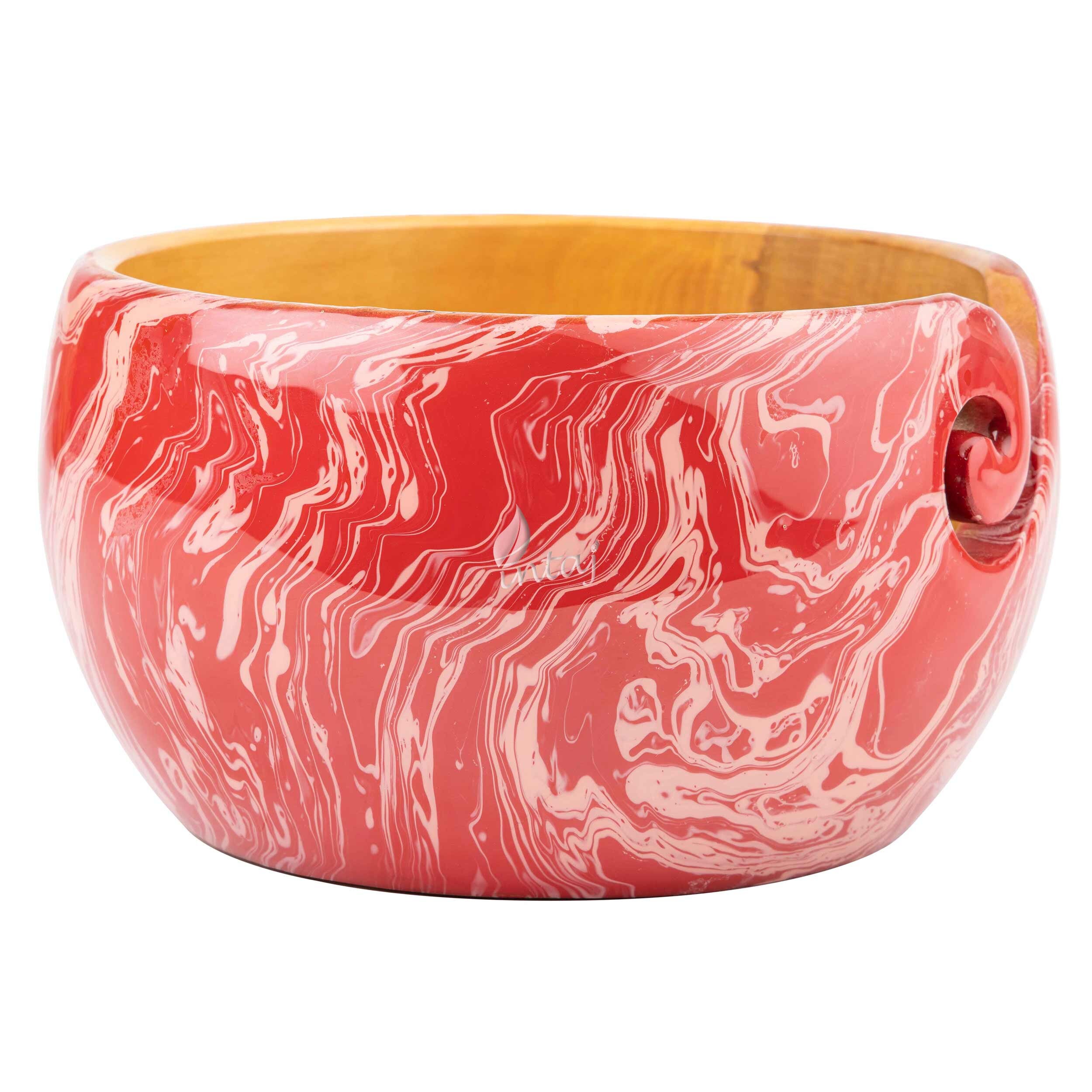 Handmade Yarn Bowl Wood Rosewood Yarn Bowl for Knitting & Etsy