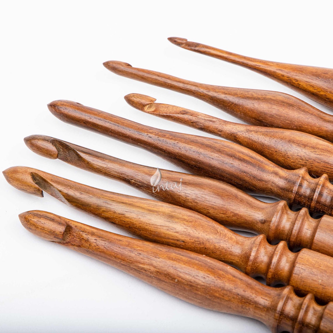 Hand turned Ergonomic Custom Crochet Hooks of Rosewood A Etsy