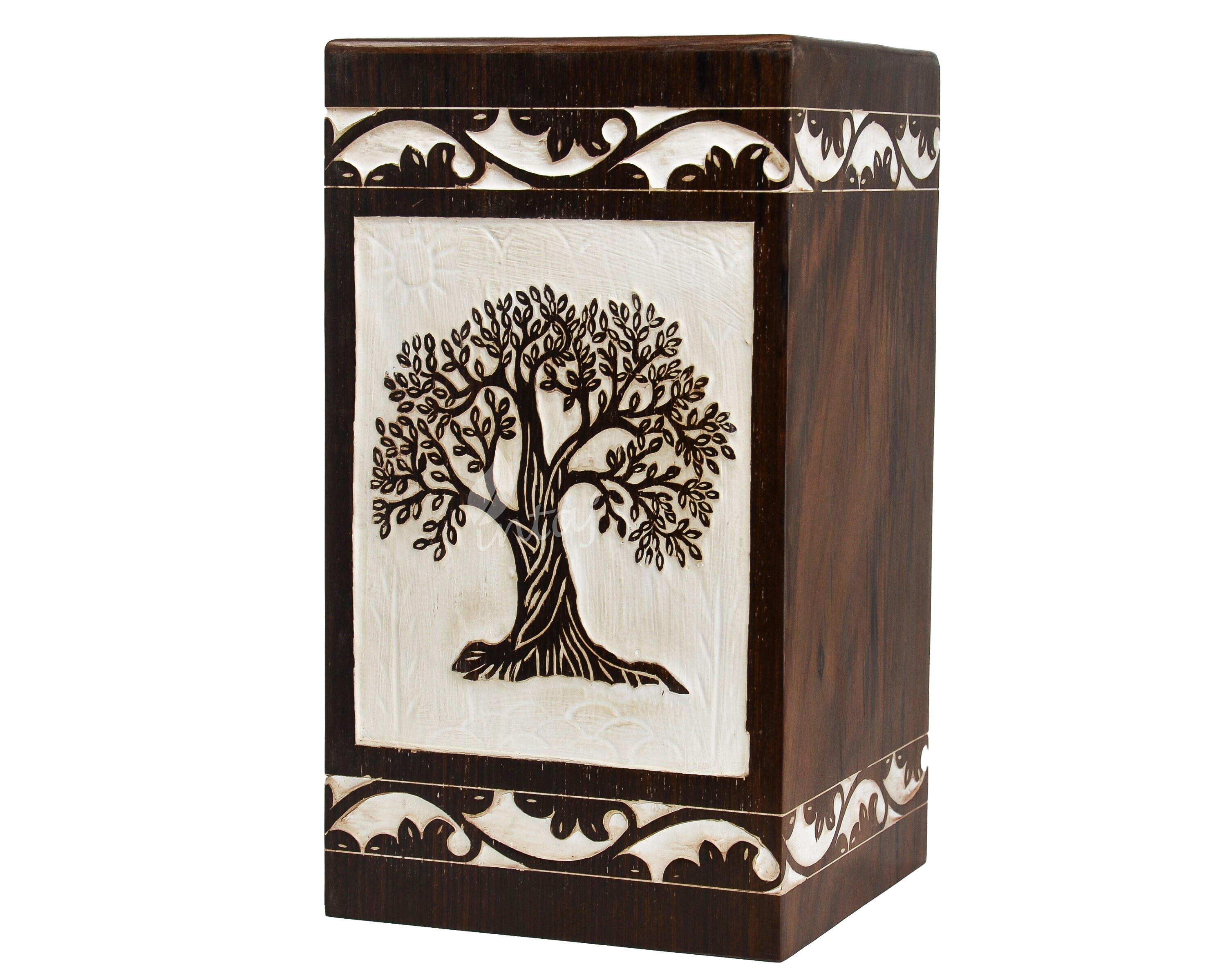 Handmade Tree of Life Urns for Human Ashes Box Rosewood Etsy