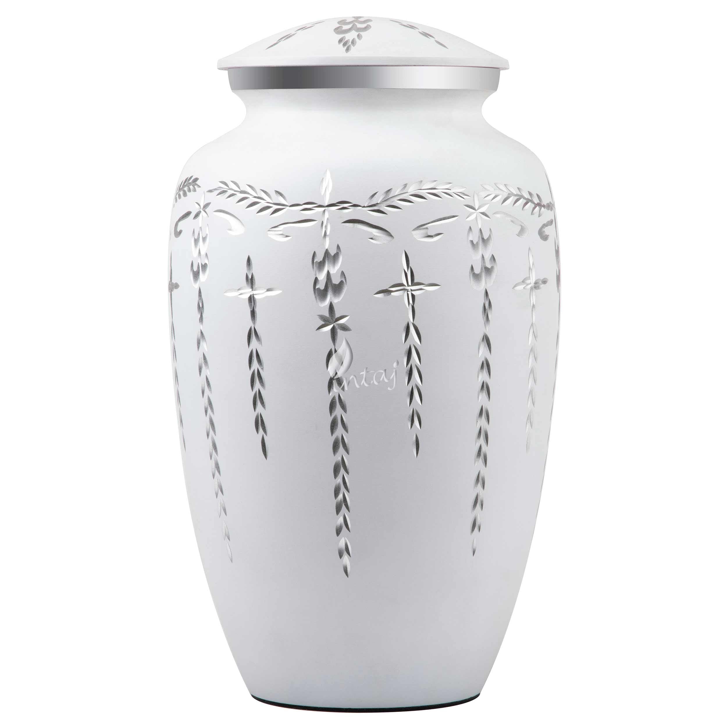 ESplanade Brass Creation Urn Eorial Jar Pot Container | Full Size