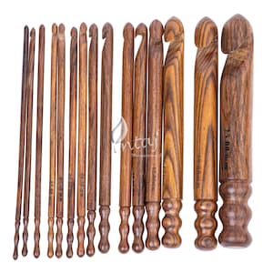 handmade Wooden Crochet Hooks and Crochet Holder Crochet Hooks Organizer Crafts Organizer Sewing Supplies Storage Various Sizes hooks