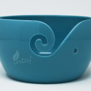 Handmade Yarn Storage Bowl for Knitting & Crocheting | Yarn Storage Bowl for Yarn Winder, Crochet Hook Accessories | Yarn Bowl Ceramic Resin