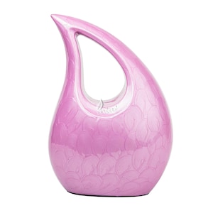 Handcrafted Teardrop Cremation Urn: Keepsake Urn for Ashes