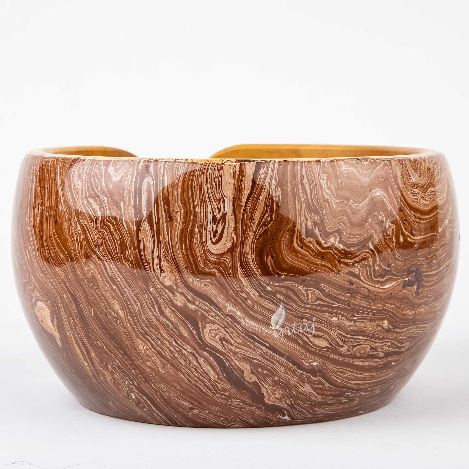 Handmade Yarn Bowl Wood Jupiter Rosewood Yarn Bowl for Etsy