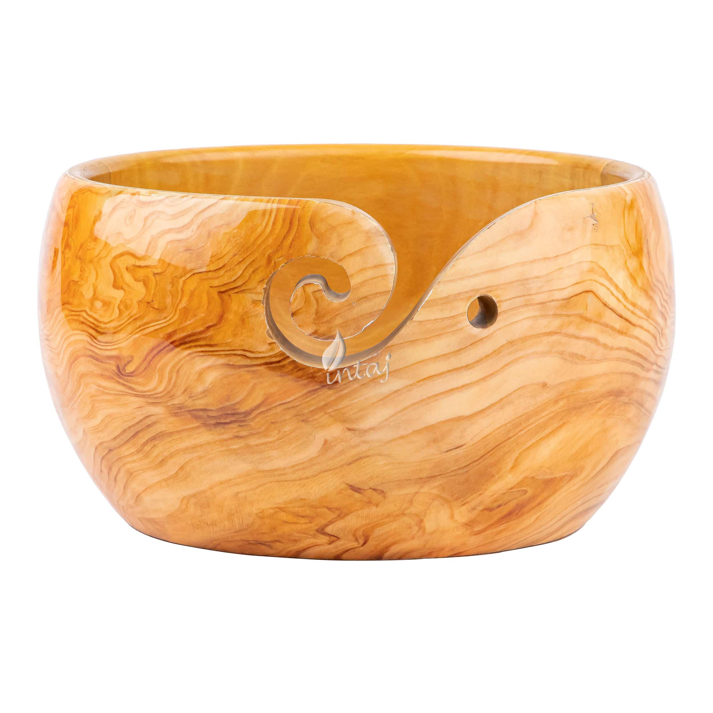 Wood Yarn Bowl