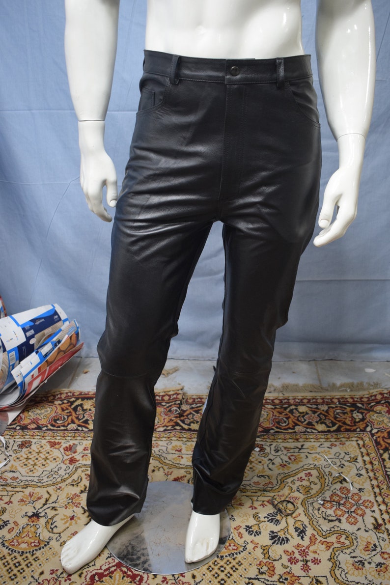 men in leather pants