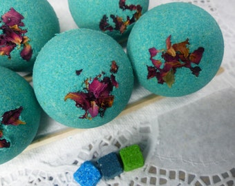 Rose /& Peppermint Bath Bomb 5 oz.
