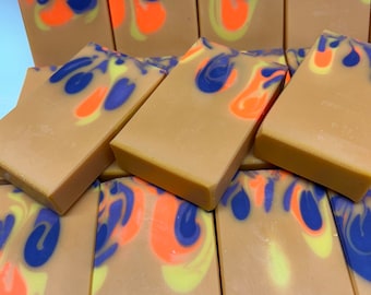 Citrus & Lavender 5.0 oz Bar Soap, Essential oil soap, bubbly soap, creamy soap