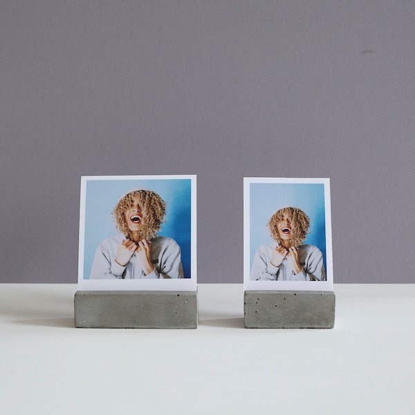 Concrete photo stand |  photo stand from concrete | concrete photo holder | concrete