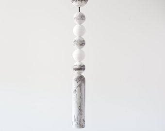 cylinder chandelier chandelier from plaster marble pendant light Marble imitation pendant light from plaster