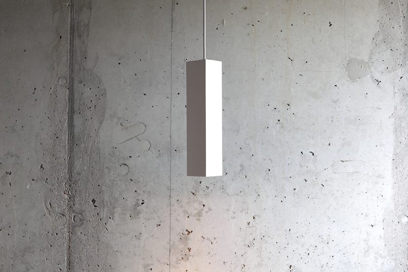 Plaster pendant light sculptural pendant light modern pendant light contemporary pendant light plaster pendant light image 2