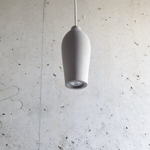 Pendant light AUBERGINE from concrete concrete pendant light industrial pendant light concrete industrial lamp image 5