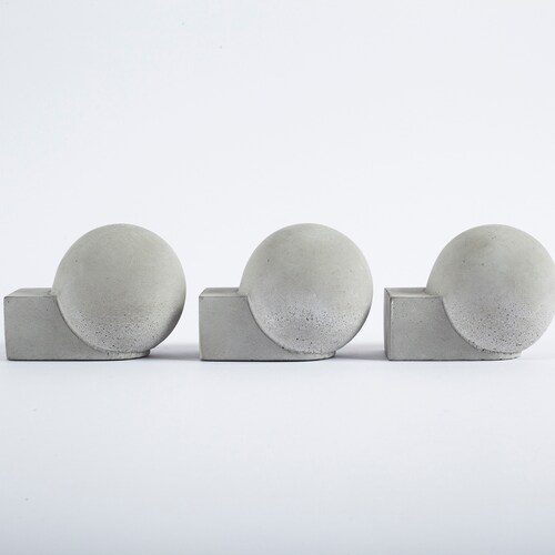 Pot Feet Risers Modern Concrete Pot Feet Concrete Gift Etsy Canada