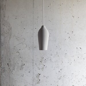 Pendant light AUBERGINE from concrete concrete pendant light industrial pendant light concrete industrial lamp image 3