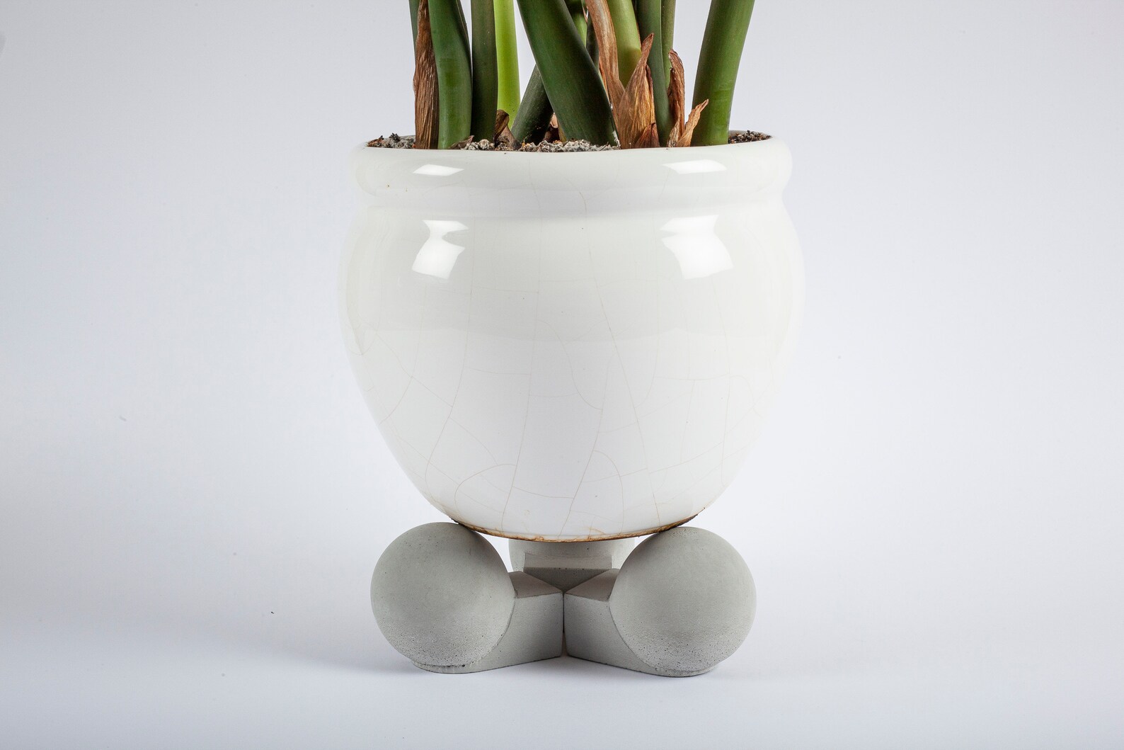 Pot feet risers modern concrete pot feet concrete gift Etsy