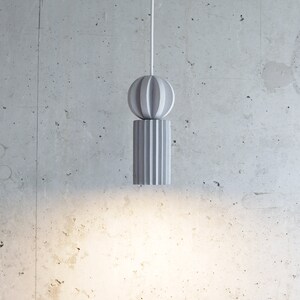 Pendant light concrete pendant modern pendant light modern pendant pendant light contemporary pendant plaster pendant light image 5