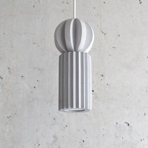 Pendant light concrete pendant modern pendant light modern pendant pendant light contemporary pendant plaster pendant light image 4