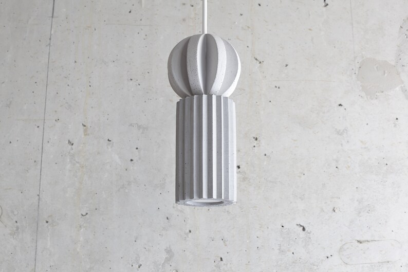 Pendant light concrete pendant modern pendant light modern pendant pendant light contemporary pendant plaster pendant light image 4