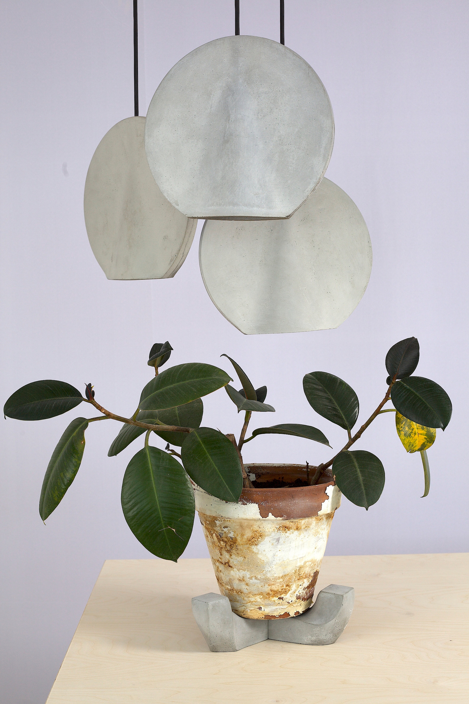 Pot Feet Risers Modern Concrete Pot Feet Concrete Gift Etsy