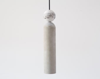 Pendant light from concrete | cylinder pendant light | chandelier from concrete | cylinder chandelier | concrete cylinder chandelier